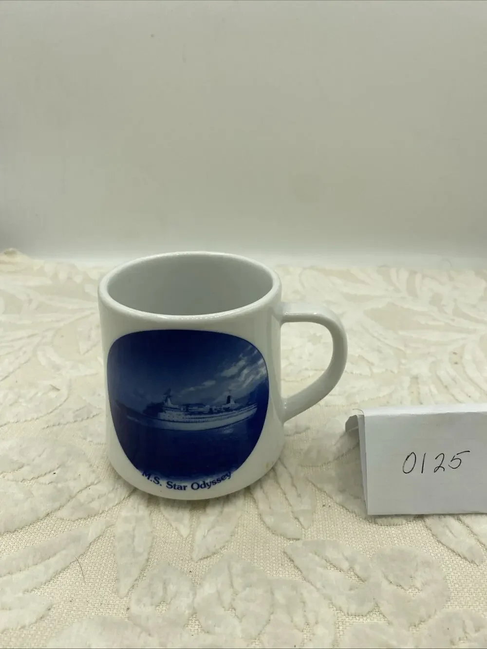 M.S Star Odyssey Coffee Cup/Mug- Royal Cruise Line Limited Edition 3.74” Tall